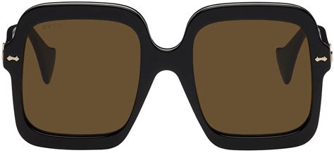 thick gucci gangster sunglasses|Oversize square.